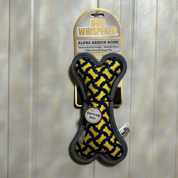 Dog Whisperer ~ Alpha Armor Bone ~ Dog Toy 9.5” - Picture 5 of 5